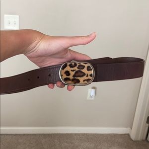 Leopard belt